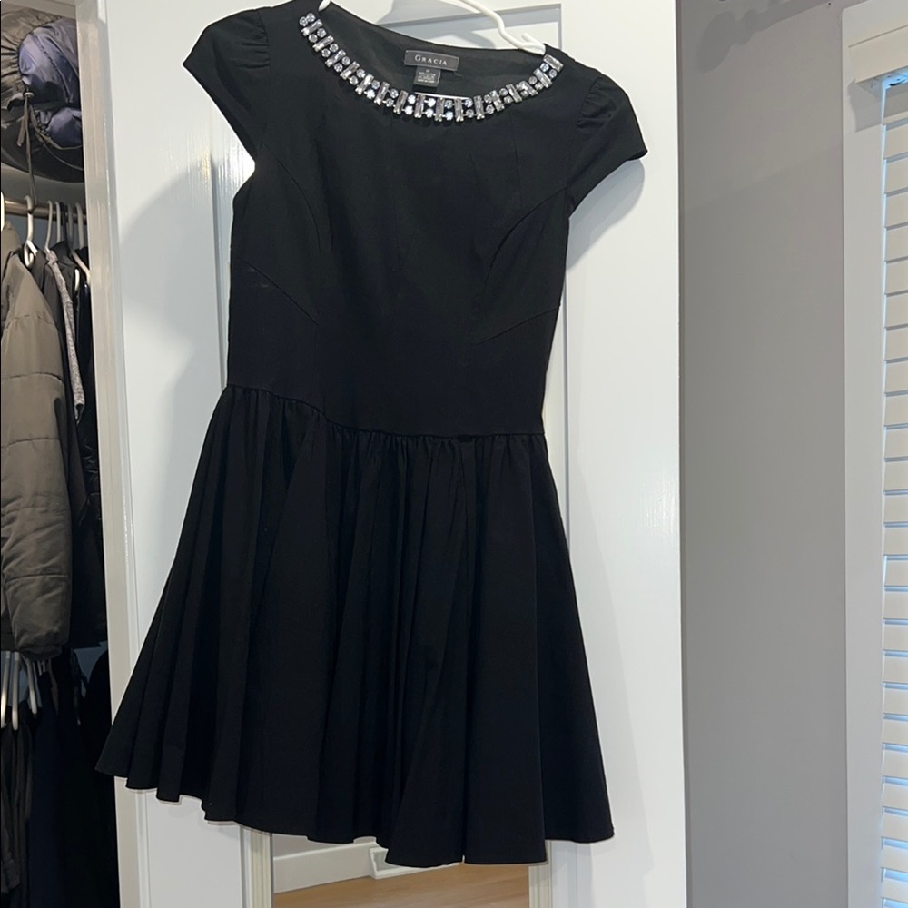 Elegant Black Petite Dress